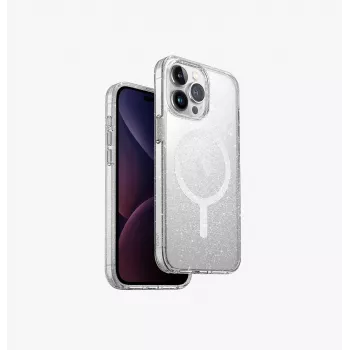 Pouzdro UNIQ LifePro Xtreme pro iPhone 15 Pro Max 6,7 inch s MagClick nabíjením Transparent Tinsel Lucent