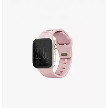 Řemínek UNIQ Stride pro Apple Watch 38/40/41 mm FKM guma bledě růžová