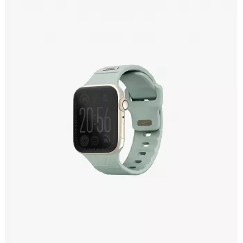 Řemínek UNIQ Stride pro Apple Watch Series 1/2/3/4/5/6/7/8/9/SE/SE2/SE3 38/40/41 mm FKM guma iceplant zelená