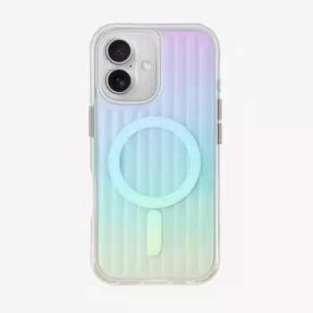 UNIQ Coehl Linear magnetické nabíjecí pouzdro pro Apple iPhone 16 6,1 inch Opal Iridescent