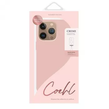 Pouzdro UNIQ Coehl Creme pro iPhone 16 Pro Max 6,9 inch s magnetickým nabíjením, baletně růžová