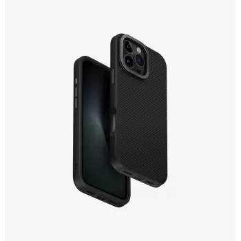 Pouzdro UNIQ Keva Max s MagClick nabíjením pro iPhone 16 Pro Max 6,9 inch Carbon Black
