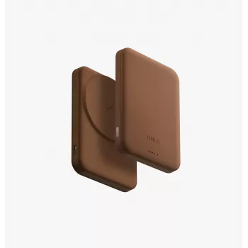 UNIQ Lyden Lexa magnetická power banka 5000mAh PD USB-C MagSafe Caramel