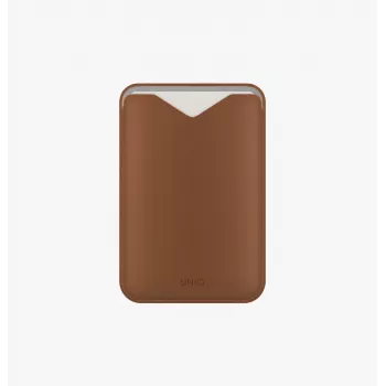 UNIQ Lyden Evo magnetická peněženka se stojánkem na telefon - Caramel