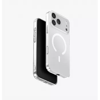 UNIQ Airsuit pouzdro pro iPhone 17 Pro Max s Magclick Charging, transparentní
