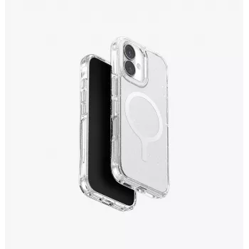 Pouzdro UNIQ LifePro Xtreme MagClick s nabíjením pro iPhone 17, Clear Glitter
