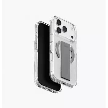 UNIQ Heldro Air Magclick Charging pouzdro pro iPhone 17 Pro, transparentní