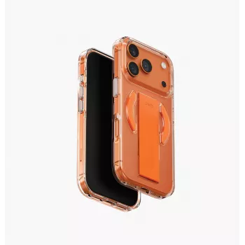 UNIQ Heldro Air MagClick Charging pouzdro pro iPhone 17 Pro, oranžové