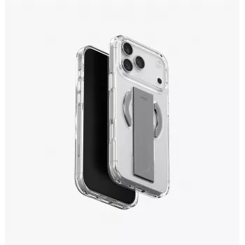 UNIQ Heldro Air pouzdro pro iPhone 17 Pro Max s MagClick Charging, transparentní