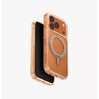 Pouzdro UNIQ Swivix pro iPhone 17 Pro s otočným stojánkem 360° zlaté