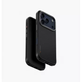 UNIQ Keva pouzdro pro iPhone 17 Pro s MagClick Charging - černé