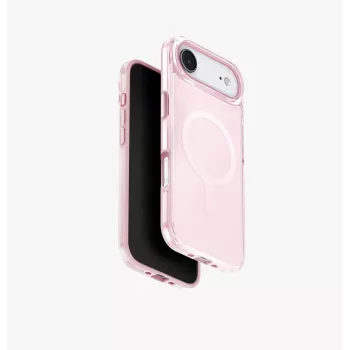 UNIQ Clario pouzdro pro iPhone Air, MagClick Charging, růžové
