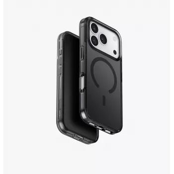 UNIQ Clario pouzdro pro iPhone 17 Pro, MagClick Charging, černé