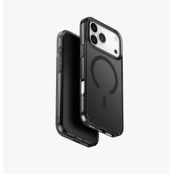 UNIQ Clario pouzdro pro iPhone 17 Pro Max, MagClick Charging, černé