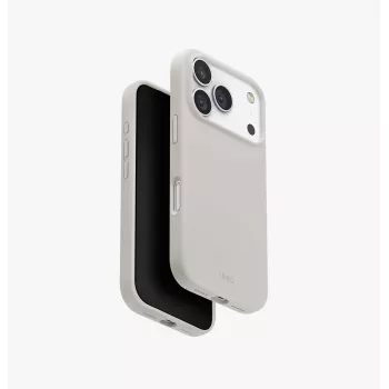 UNIQ Lino pouzdro pro iPhone 17 Pro, MagClick Charging, oranžové