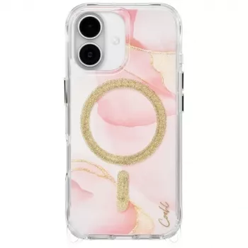 UNIQ Coehl Aeris pouzdro pro iPhone 17, magnetické nabíjení, růžové