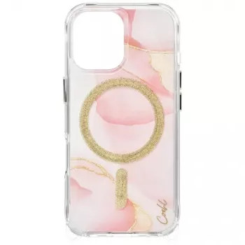 UNIQ Coehl Aeris pouzdro pro iPhone 17, magnetické nabíjení, růžové
