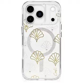 UNIQ Coehl Maree pouzdro pro iPhone 17 Pro, magnetické nabíjení, stříbrné