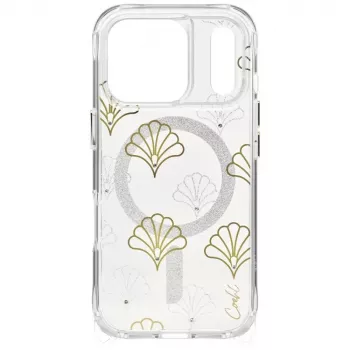 UNIQ Coehl Maree pouzdro pro iPhone 17 Pro, magnetické nabíjení, stříbrné
