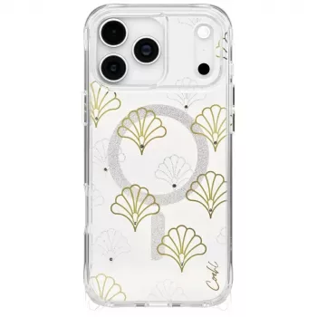UNIQ Coehl Maree pouzdro s magnetickým nabíjením pro iPhone 17 Pro Max, stříbrné