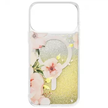 UNIQ Coehl Fleurette pouzdro pro iPhone 17 Pro Max, magnetické nabíjení