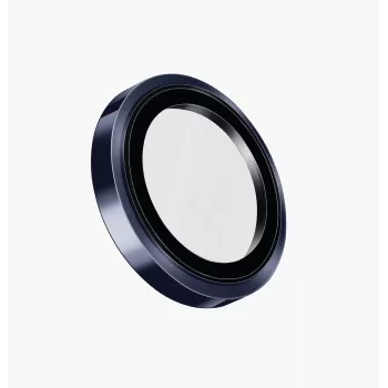 UNIQ Optix Prime ochrana objektivu fotoaparátu pro iPhone 17 Pro / 17 Pro Max / 15 Pro / 15 Pro Max s aplikátorem, námořnická modrá