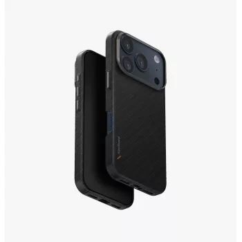 UNIQ Keva Edge pouzdro pro iPhone 17 Pro s MagClick Charging, oranžové