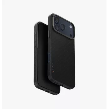 UNIQ Keva EDGE pouzdro pro iPhone 17 Pro Max, MagClick Charging, černé