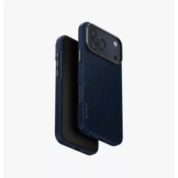 UNIQ Keva EDGE pouzdro pro iPhone 17 Pro Max, MagClick Charging, černé