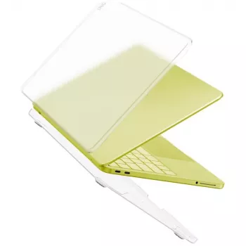 Pevné pouzdro UNIQ Claro pro MacBook Air 13,6 inch (M2, 2022) – průhledné