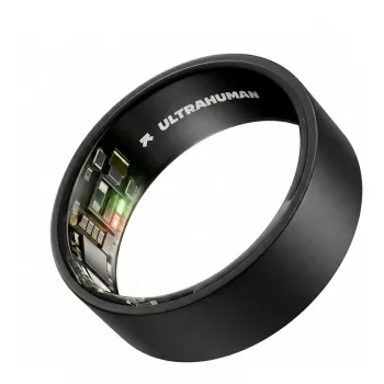 Chytrý prsten ULTRAHUMAN Ring Air – pro ženy a muže – wearable pro sledování spánku a fitness – tepová frekvence – Matte Grey velikost 12