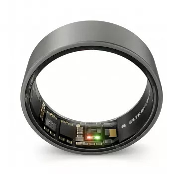 Chytrý prsten ULTRAHUMAN Ring Air pro muže a ženy – náramek pro sledování spánku a kondice – tepová frekvence – chytrý prsten Matte Grey velikost 8