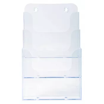 Exacompta A5 stojan na prospekty, 3 přihrádky, polystyren, 154 x 181 x 280 mm (75158D)