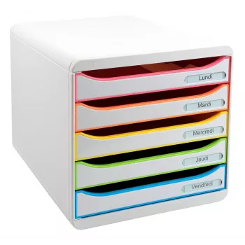 Zásuvkový box Exacompta BIG-BOX PLUS Office Harlequin, 347 x 278 x 271 mm (309913D)