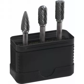 Rotační frézy do kovu ALPEN-MAYKESTAG HM Z6 S6 3 ks