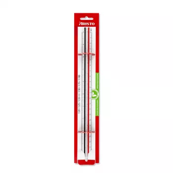 Trojhranné měřítko ARISTO D-Profile bílé 30 cm (AR23703EB)