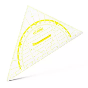 Geometrický trojúhelník ARISTO Geodreieck 2 80 cm transparentní plexisklo