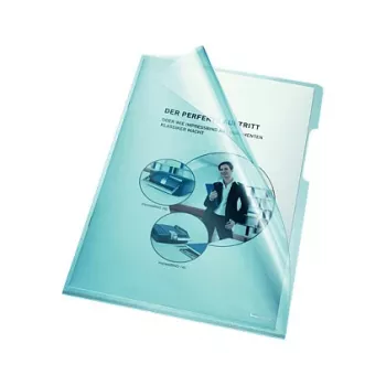 Bene Document Sleeve 205000BL DIN A4 HPVC Blue 100 Pieces/Pack