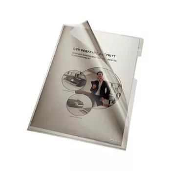 Dokumentová fólie Esselte Leitz DIN A4 tvrdé PVC 0,15 mm šedá 205000GR 100 ks