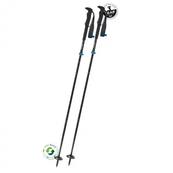 Komperdell Fx Lite Carbon Vario Approach Trekking Poles, Blue