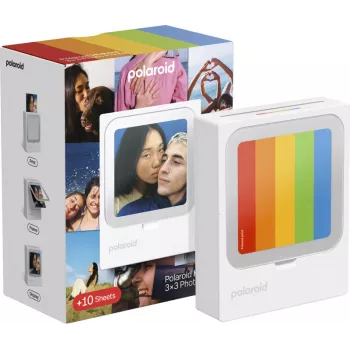 Přenosná Bluetooth fototiskárna Polaroid Hi-Print 3x3 + kazeta na 10 listů