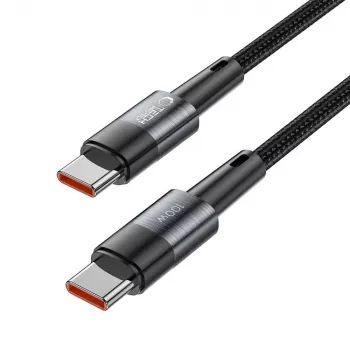 TECH-PROTECT ULTRABOOST USB-C na USB-C kabel PD 100W / 5A 3m šedý