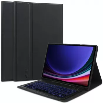Pouzdro s perem a klávesnicí Tech-Protect SC pro Samsung Galaxy Tab S9 / S9 FE / S10 FE / S10 Lite, černé