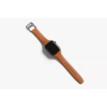 Bellroy kožený řemínek Classic pro Apple Watch, hnědý, 40mm, 41mm, 38mm, 42mm (Series 10/11)