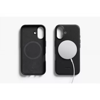 Bellroy kožené pouzdro pro iPhone 16, černé
