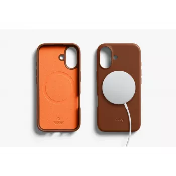 Bellroy kožené pouzdro pro iPhone 16, hnědé