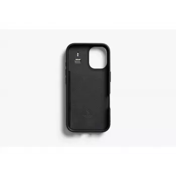 Bellroy kožené pouzdro s kapsou na karty pro iPhone 16, černé