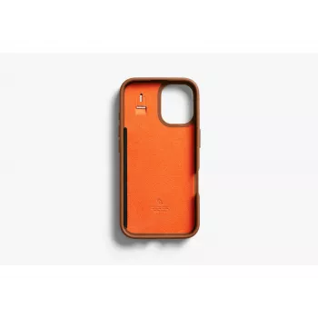 Bellroy kožené pouzdro s kapsou na karty pro iPhone 16 Plus, hnědé