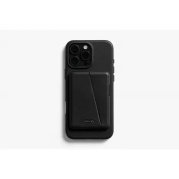 Bellroy kožené pouzdro s magnetickou peněženkou pro iPhone 16 Pro Max, černé