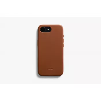 Bellroy kožené pouzdro pro iPhone 16e, hnědé